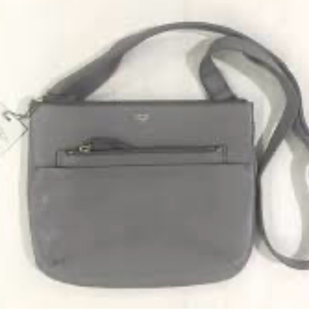 Fossil Tessa Crossbody gray leather bag